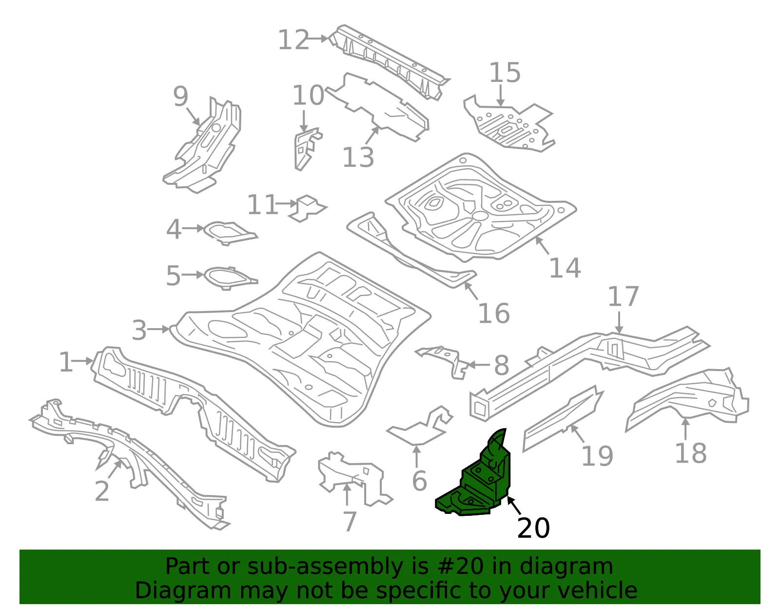 Floor Extension - Volvo (31656913) - view 2