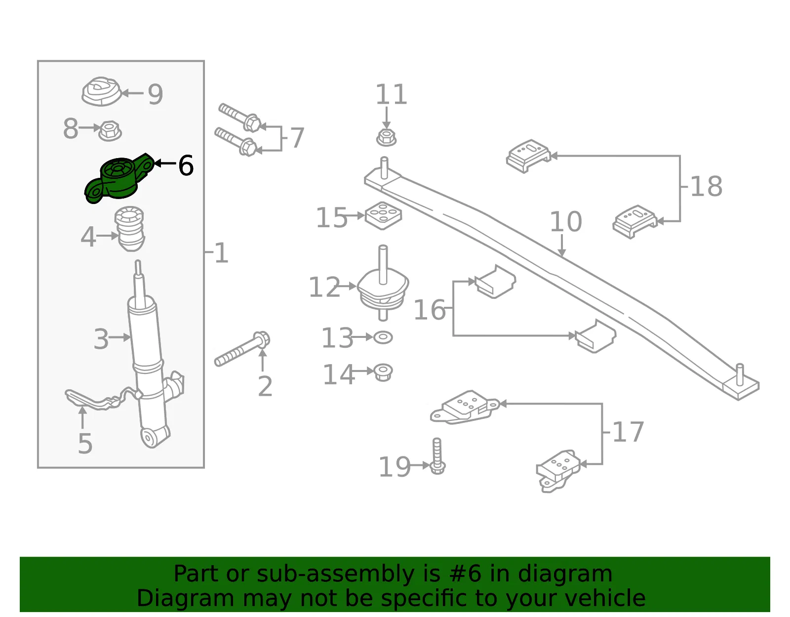Upper Plate - Volvo (31658021) - view 2