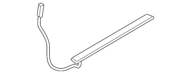 Front Sill Plate Insert - Driver's Side (LH) - Volvo (32204036)