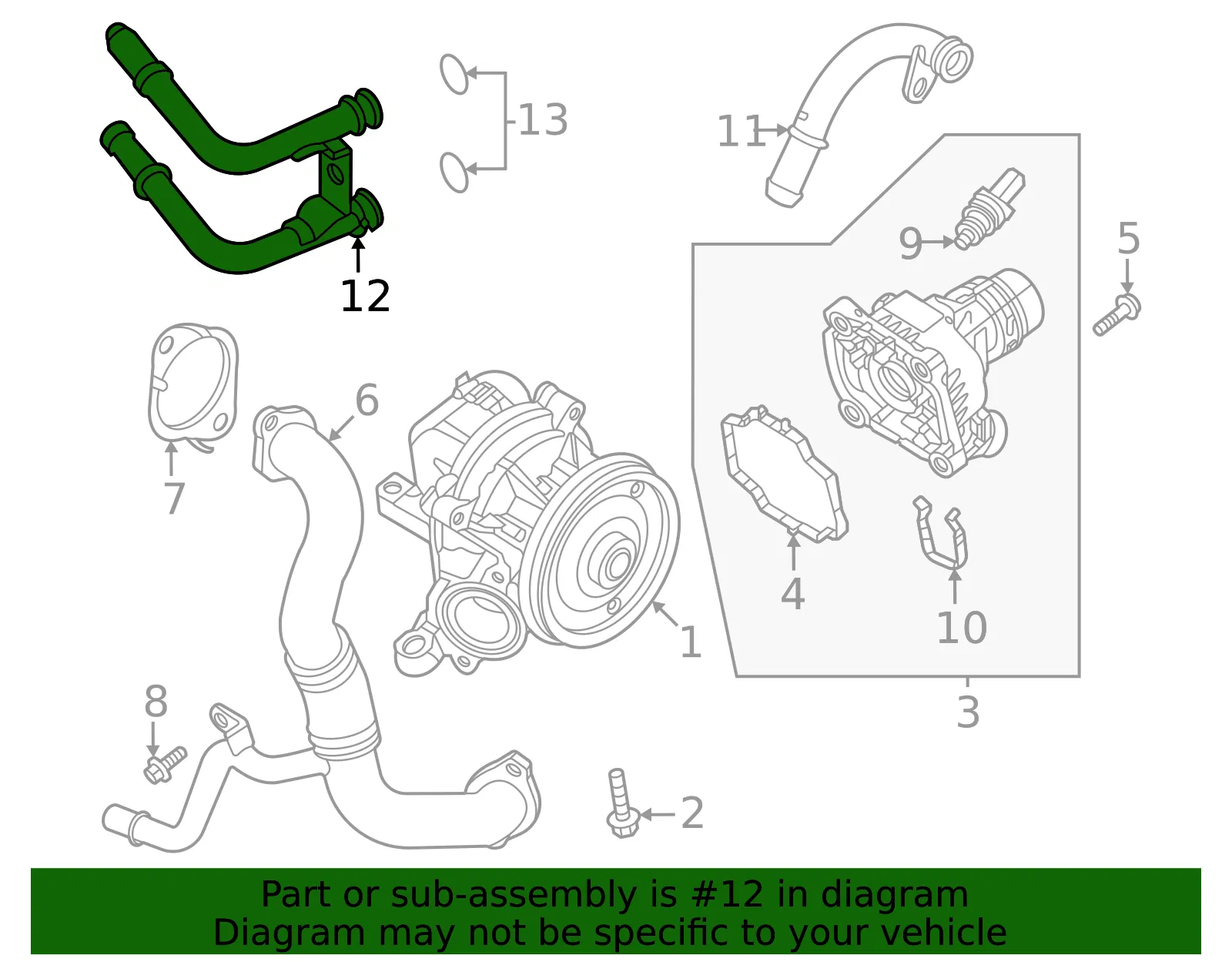 Pipe - Volvo (32257003) - view 2