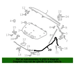 Release Cable - Volvo (32277817) - view 4