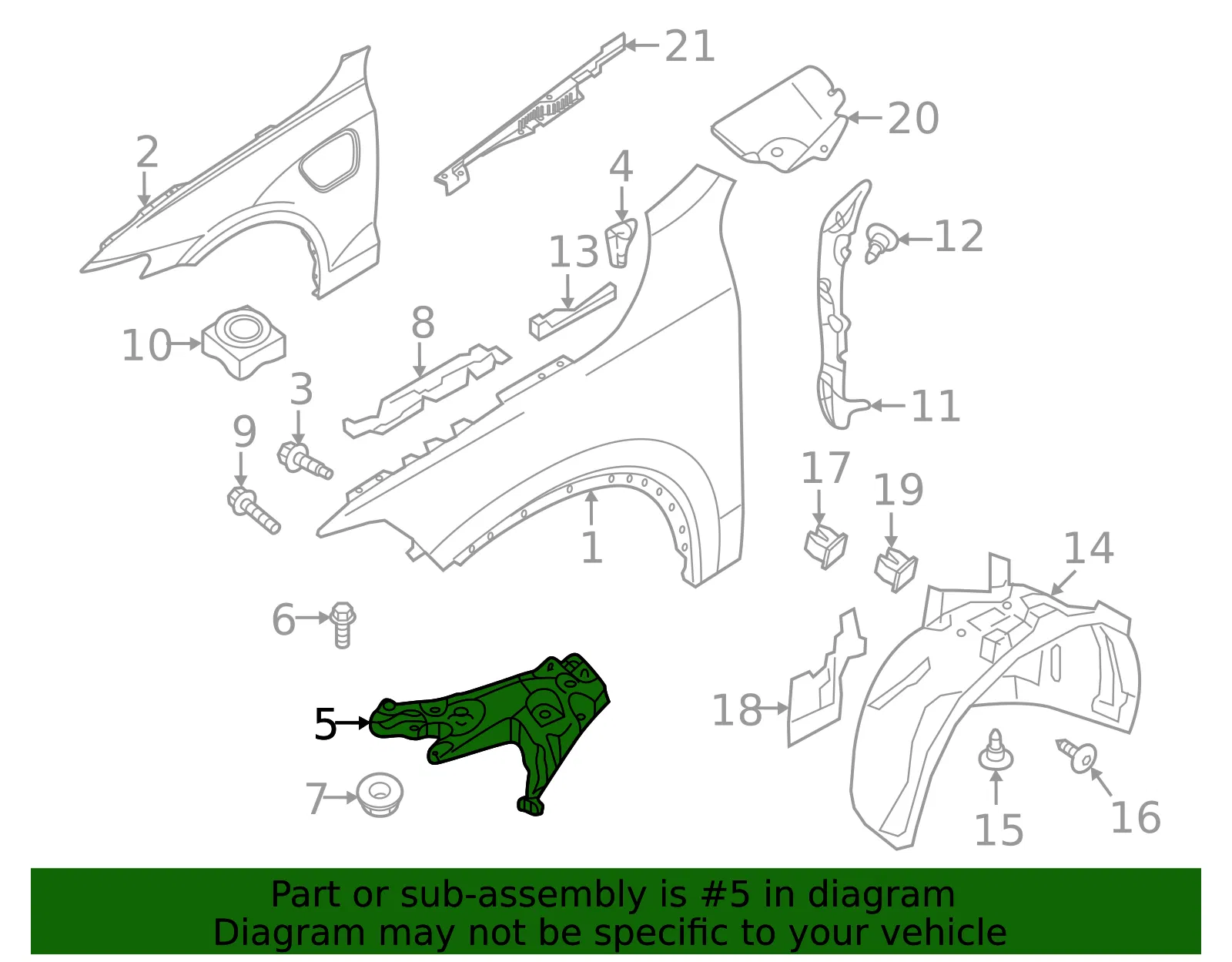 Mount Panel - Volvo (32288931) - view 2