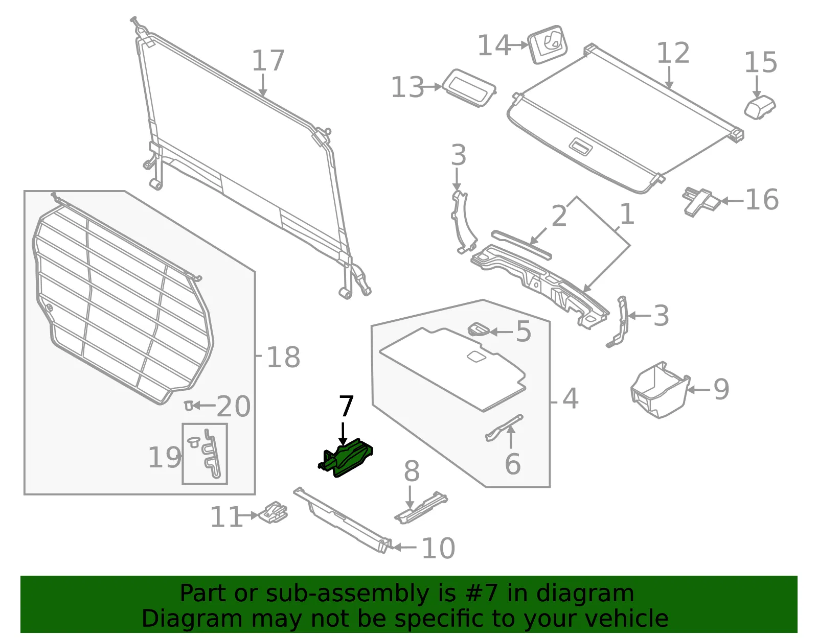 Floor Support - Volvo (32293154) - view 2