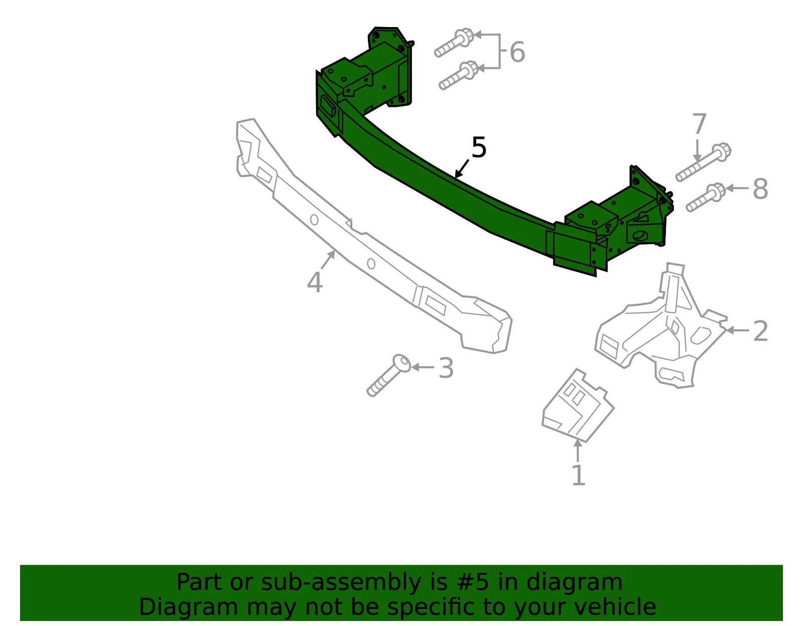 Impact Bar - Volvo (32297849) - view 2