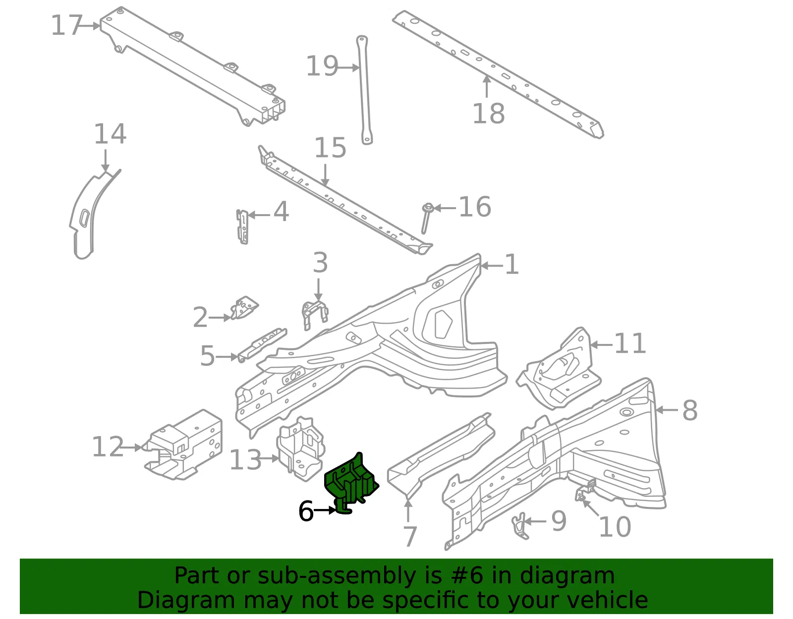 Nut Plate - Volvo (32297964) - view 2