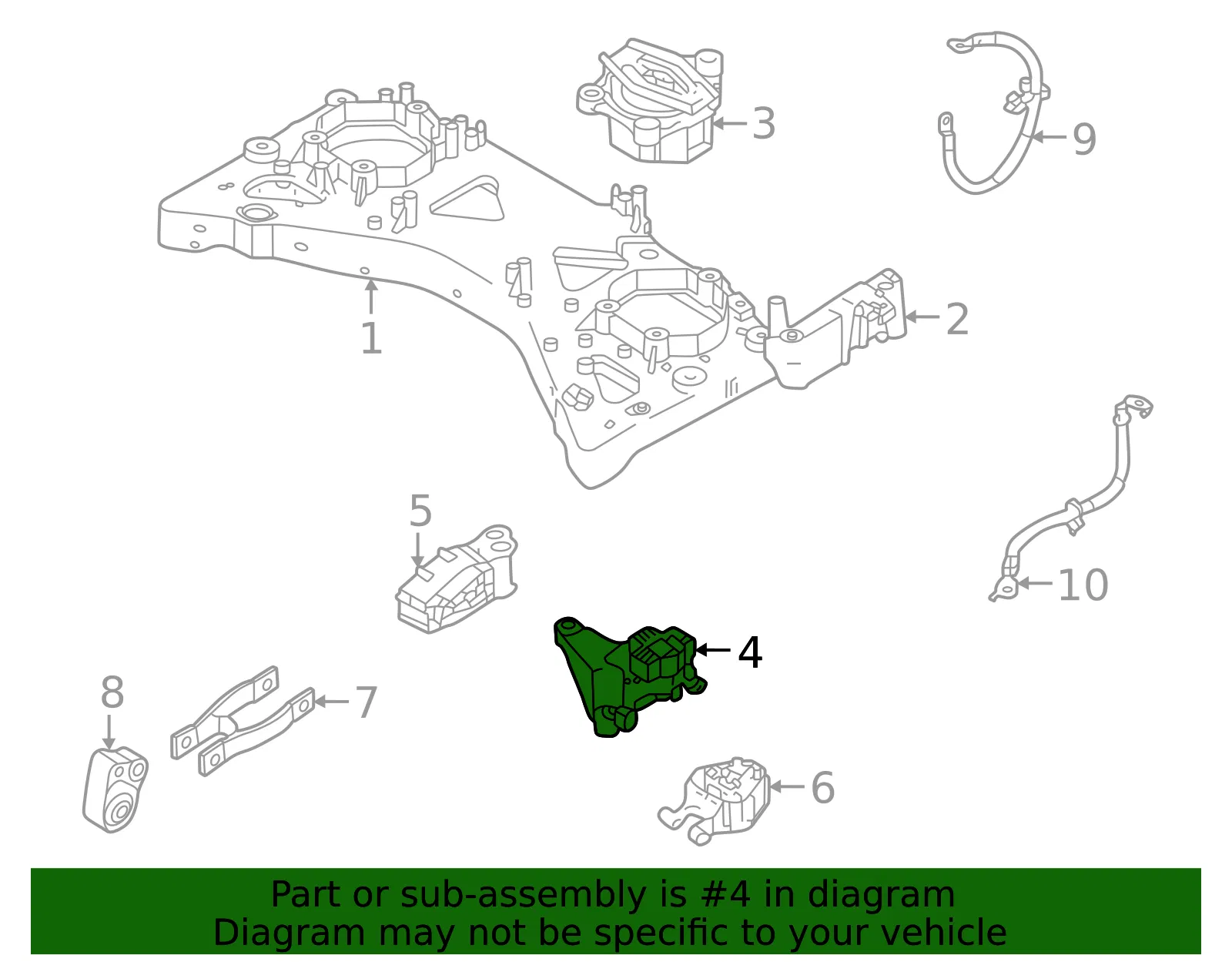 Mount Bracket - Volvo (32298843) - view 2