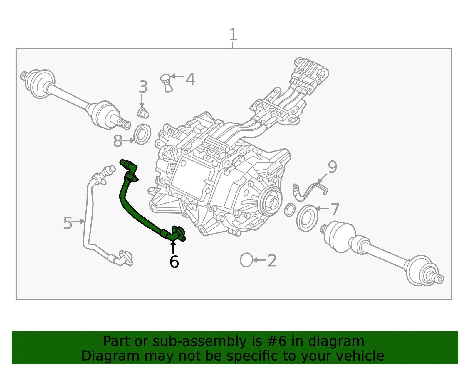 Outlet Pipe - Volvo (32339075) - view 2