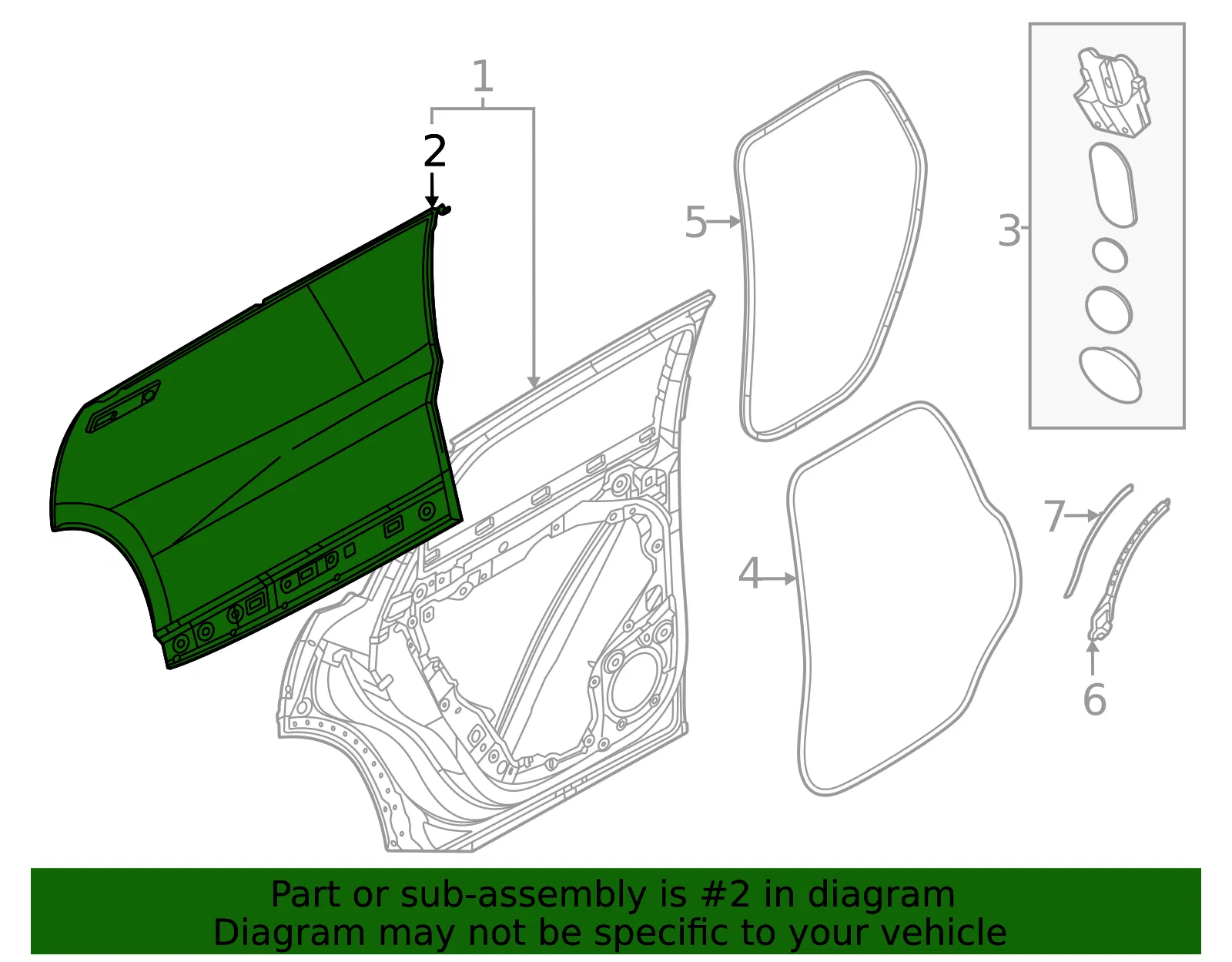 Outer Panel - Volvo (32351329) - view 2
