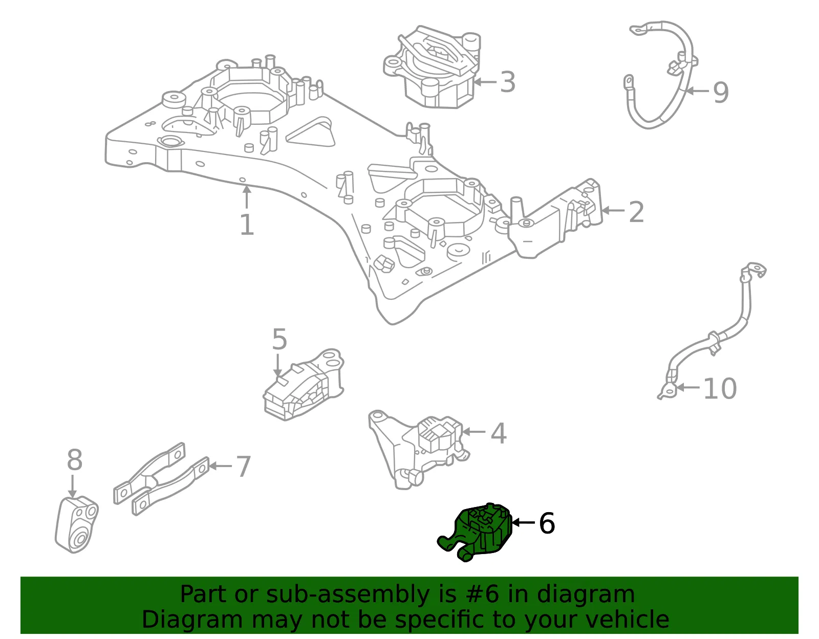 Torque Rod - Volvo (32380026) - view 2