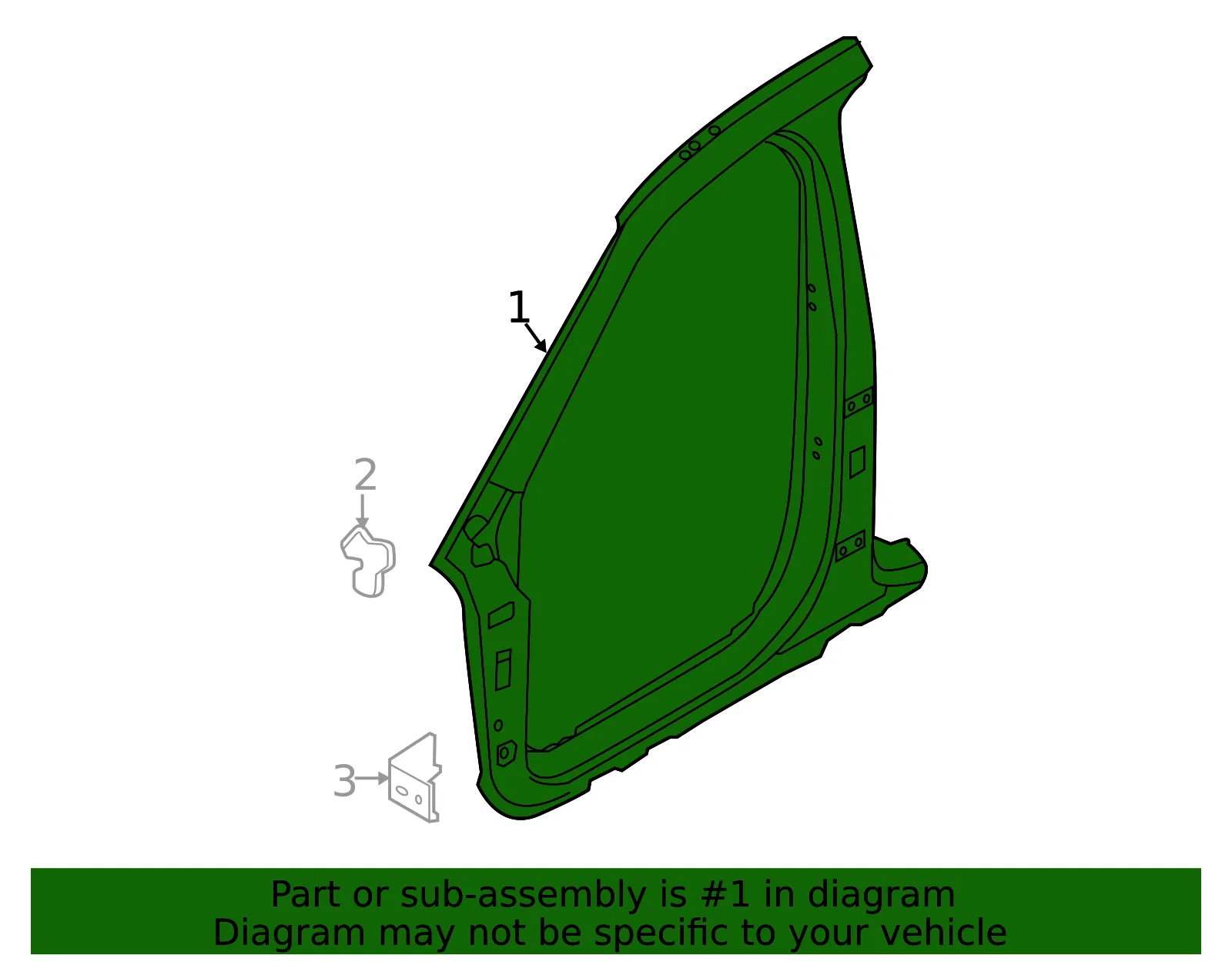 Aperture Panel - Volvo (32394788) - view 2