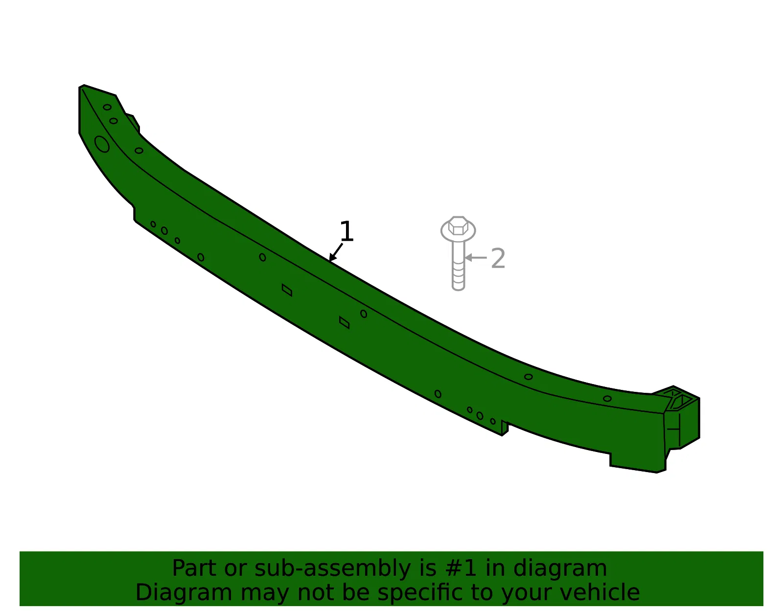 Impact Bar - Volvo (32405272) - view 2