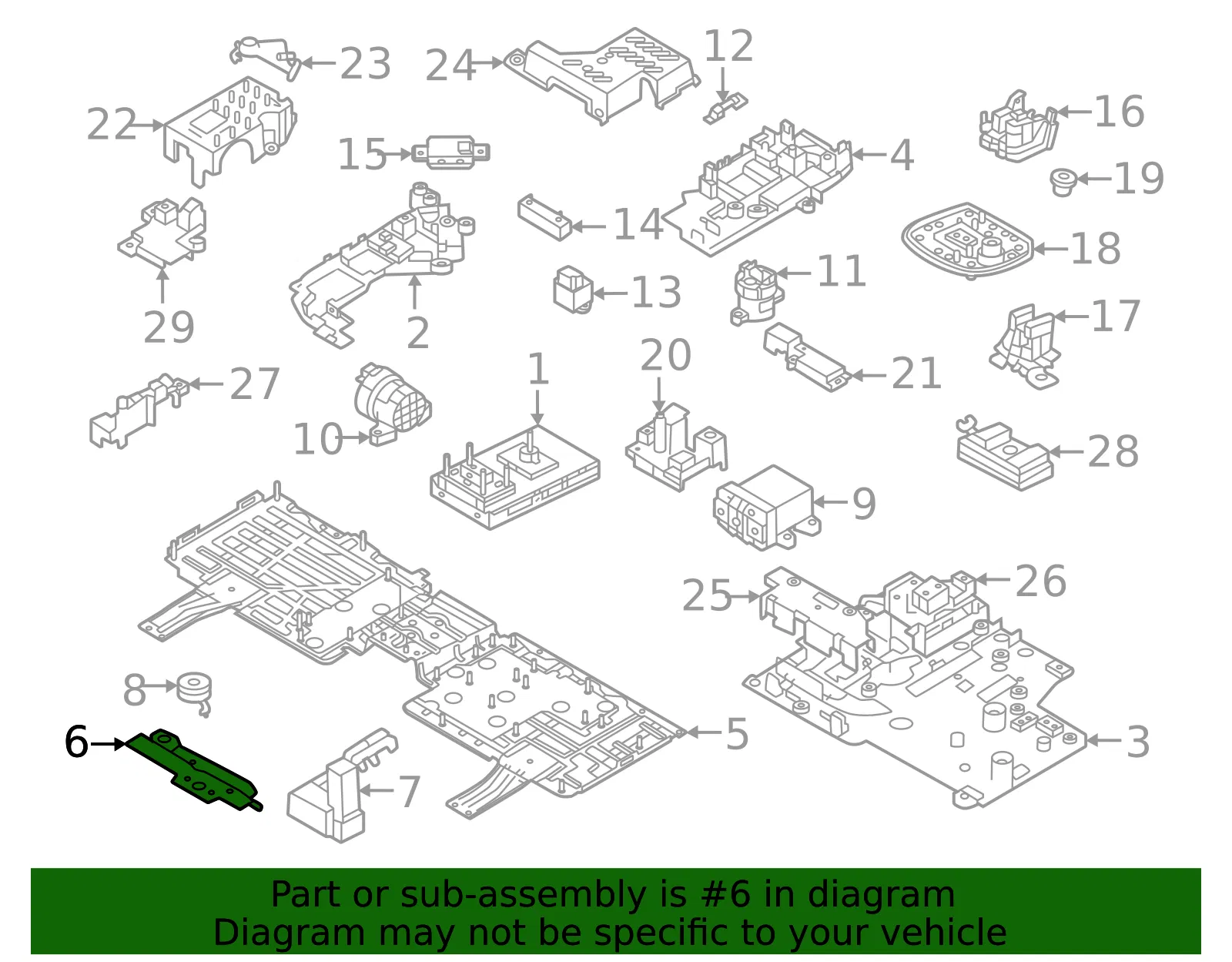 Mount Plate Bracket - Volvo (32419384) - view 2