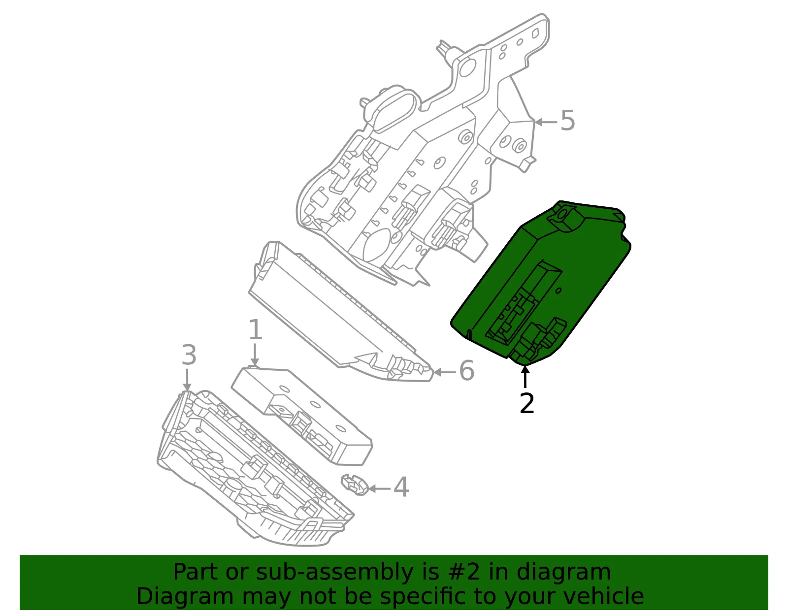 Control Unit - Volvo (32434731) - view 2