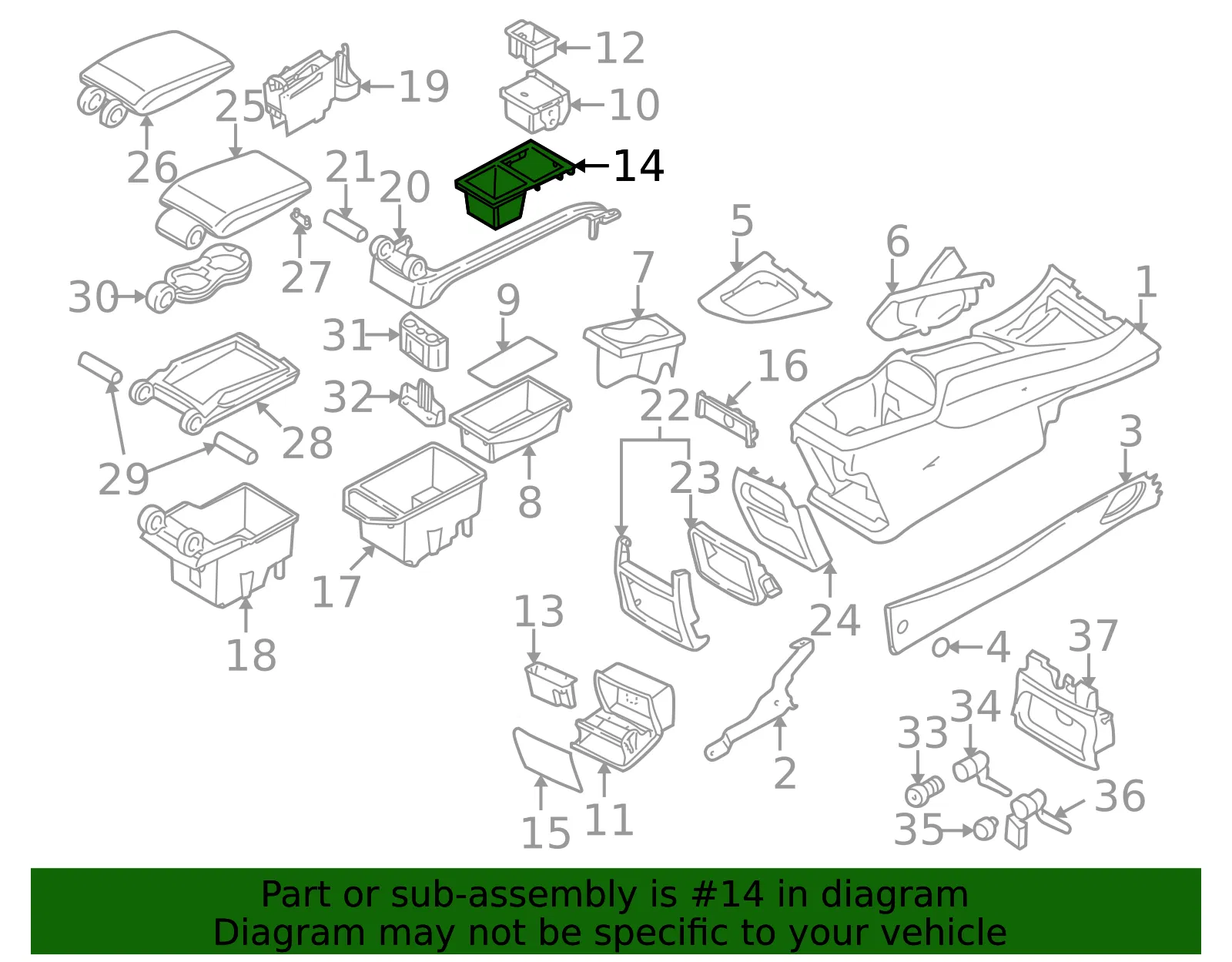 Front Support - Volvo (3409847) - view 2