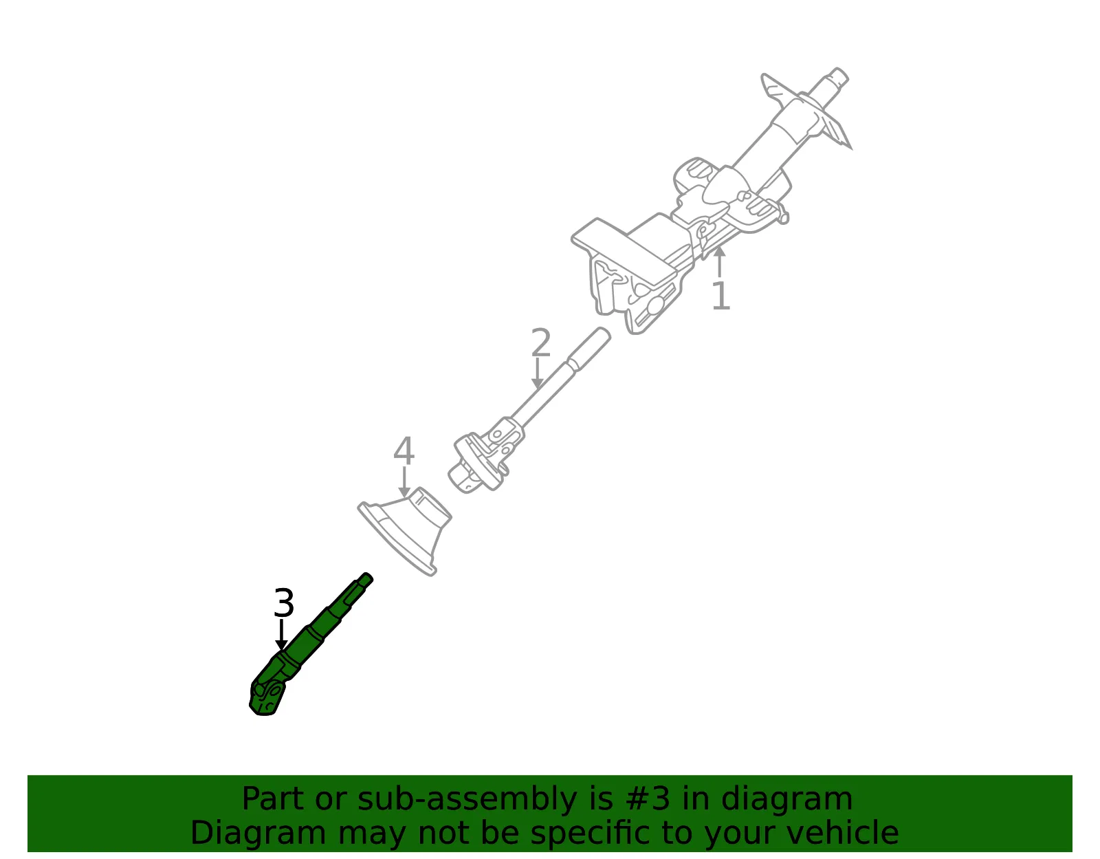 Lower Shaft - Volvo (3409939) - view 3