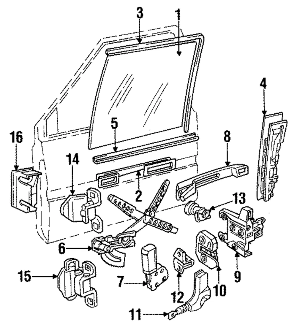 Rear Guide - Passenger Side (RH) - Volvo (3503962)