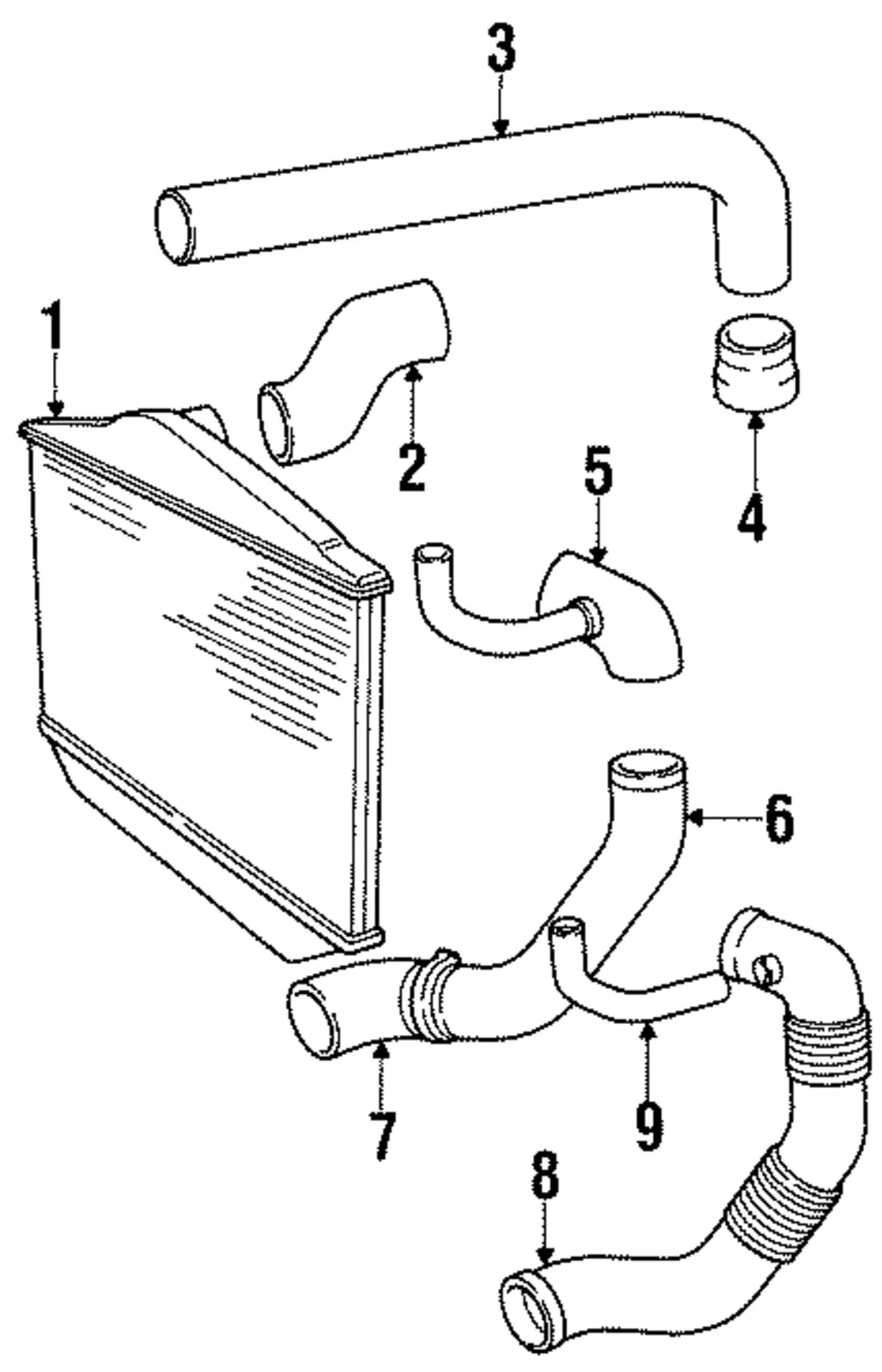 Inter-Cooler Pipe - Volvo (3517268) - view 2
