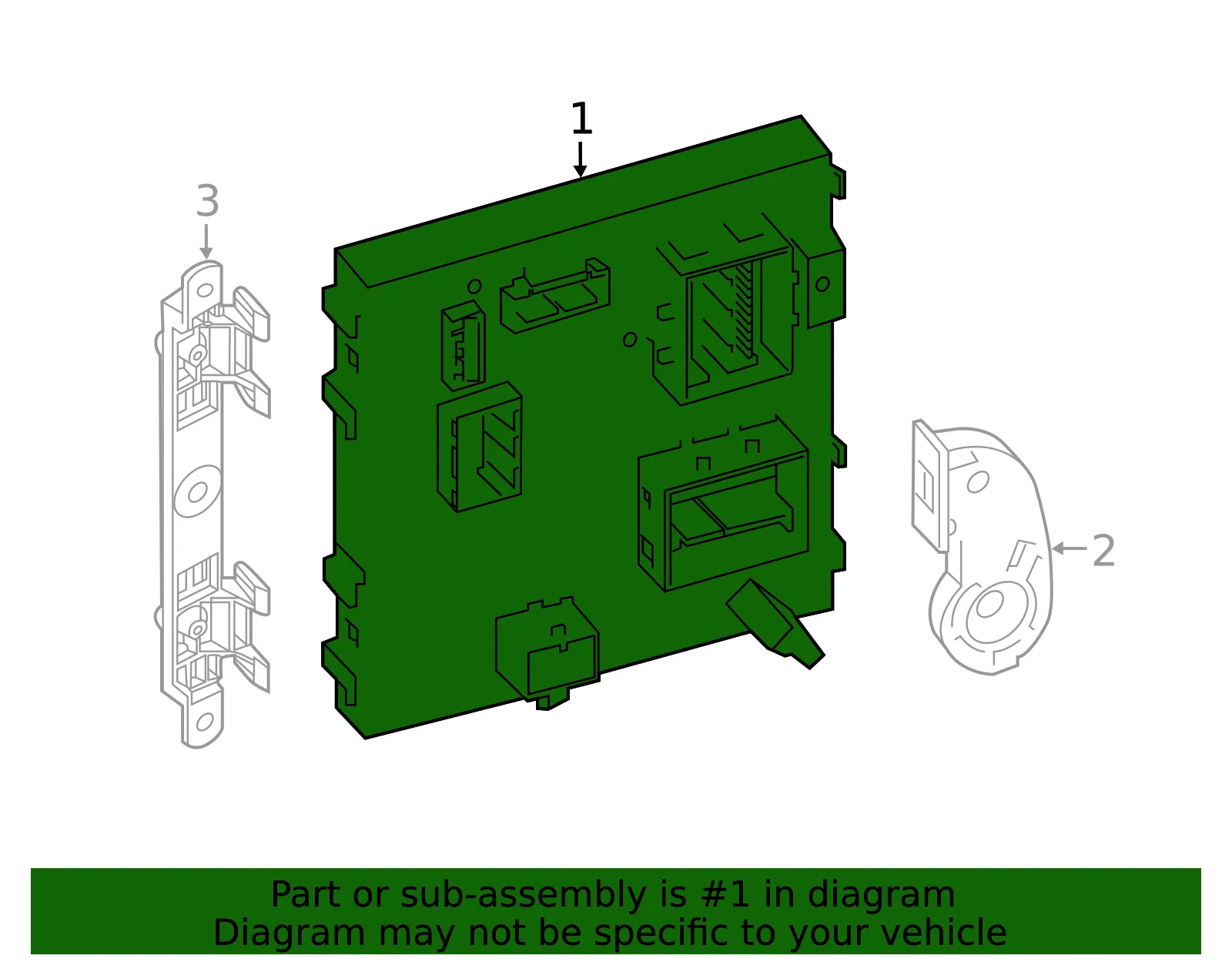 Control Box - Volvo (36003369) - view 2