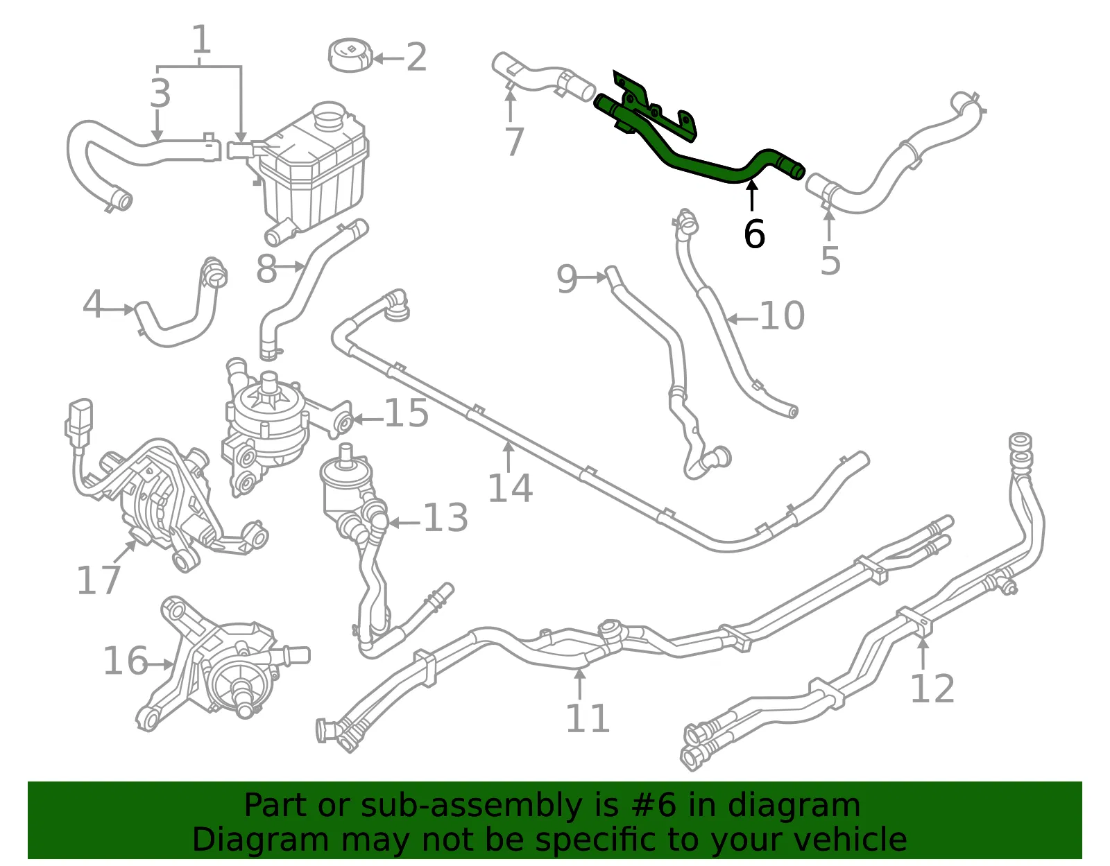 Return Pipe - Kia (36950-2B003) - view 2