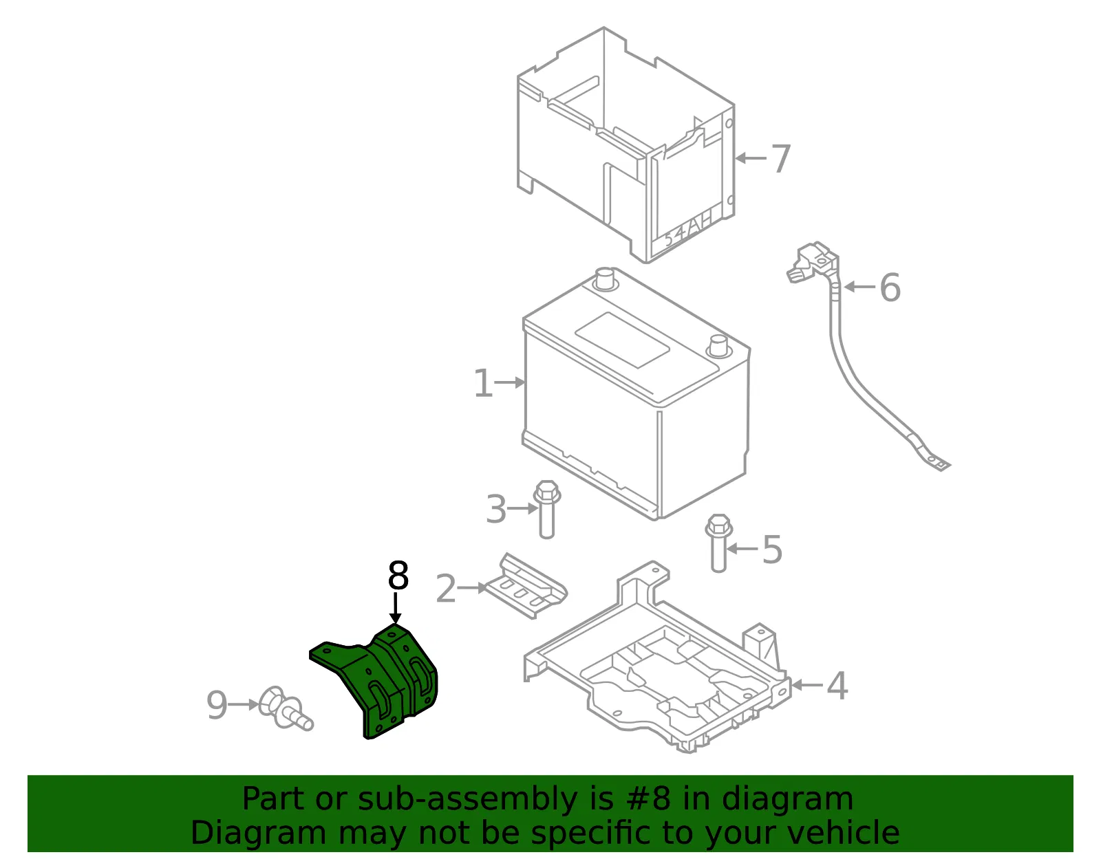 Mount Bracket - Kia (37130-2W100) - view 2