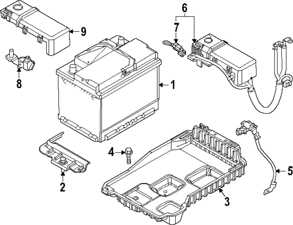 Hold Down Clamp - Kia (37160-KL000)
