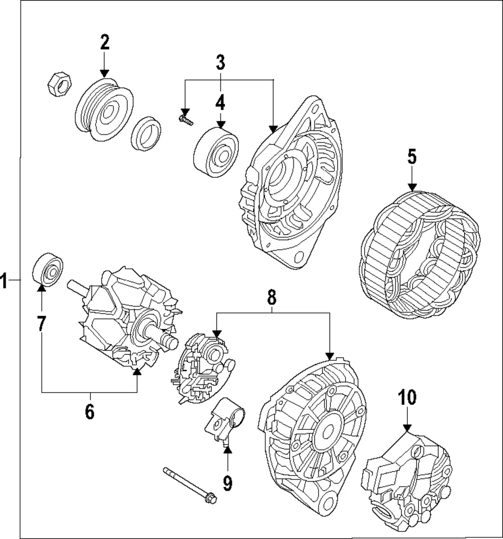Rear Bearing - Kia (37342-2A050)