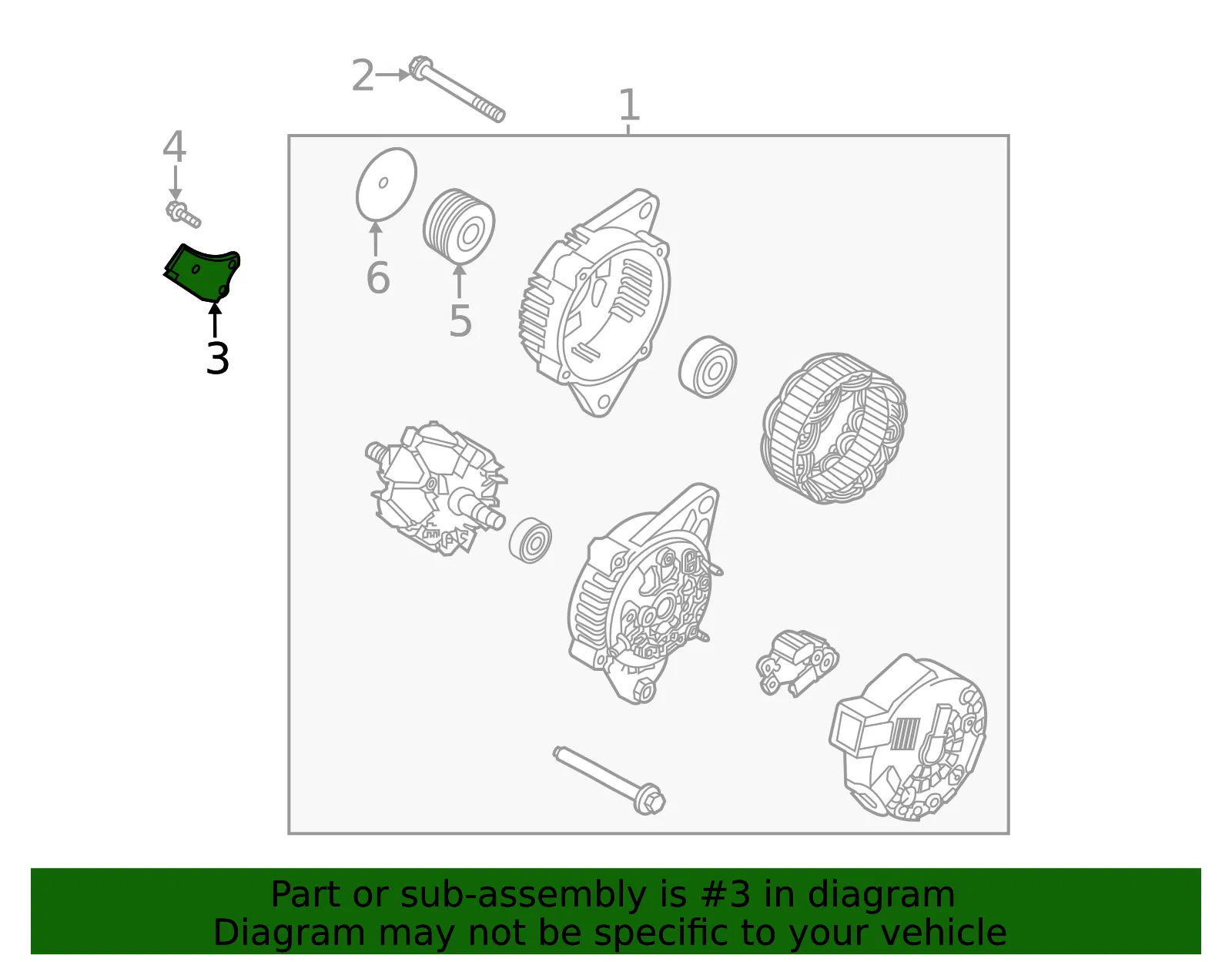 Adjust Bracket - Kia (37460-2E120) - view 2