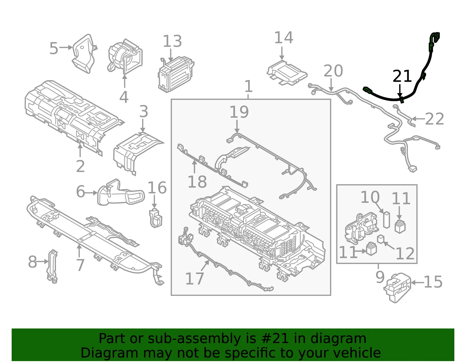 Ground Cable - Kia (37539-G5200) - view 2