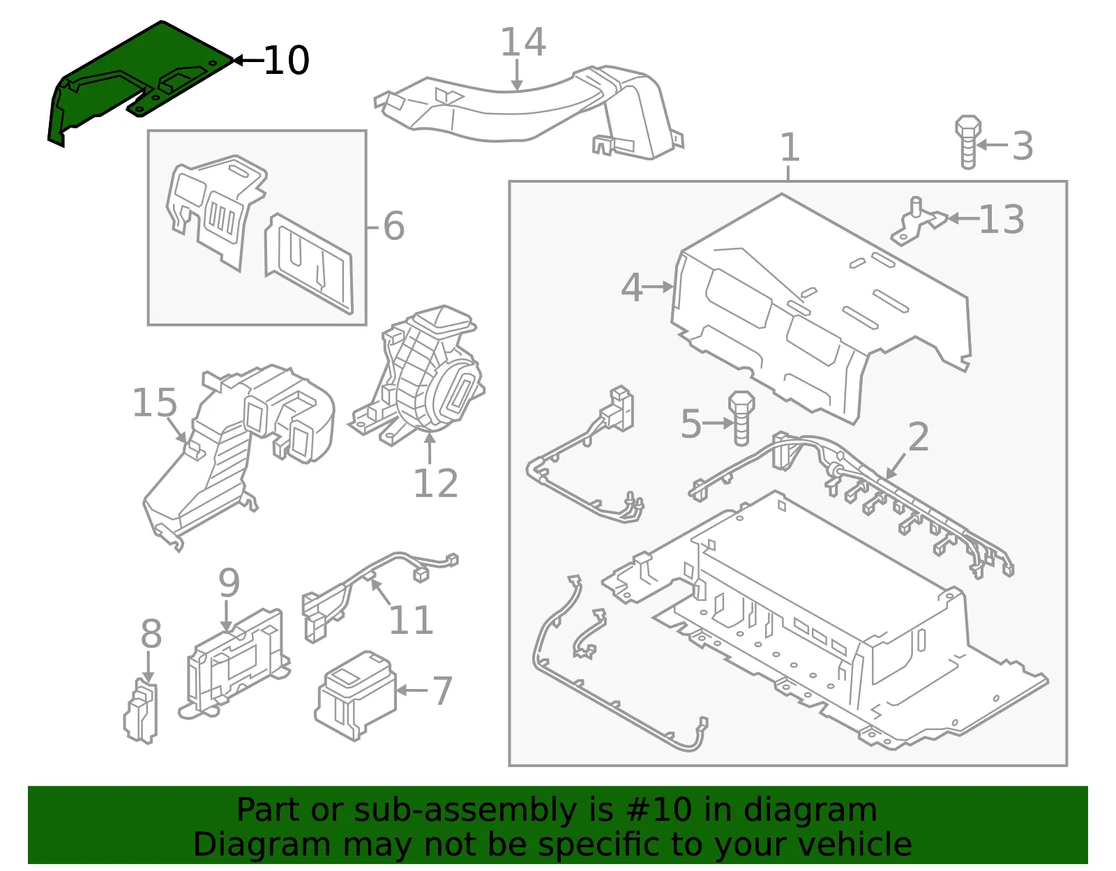 Controller Cover - Kia (37595-4R100) - view 2