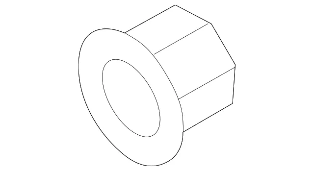 Drive Shaft Pinion Yoke Nut - Nissan (38216-EZ40B)