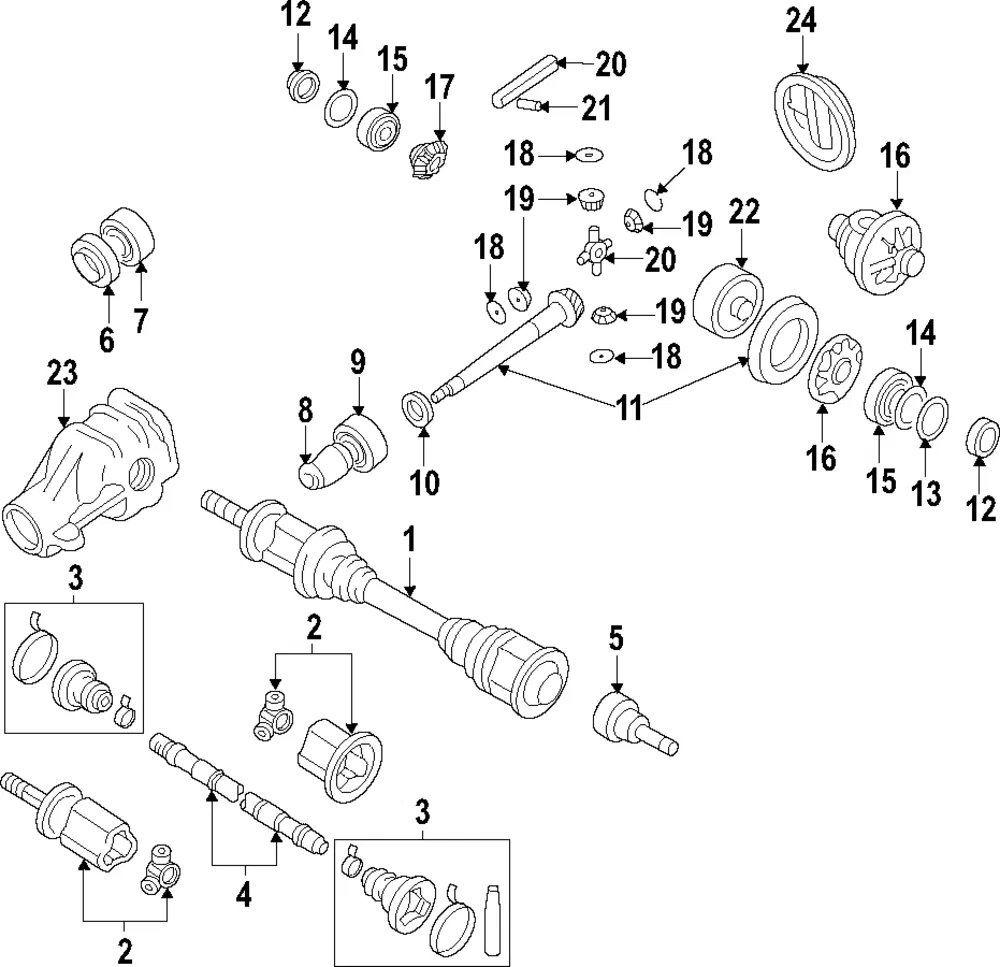 Flange - Passenger Side (RH) - Nissan (38220-1NC1A)