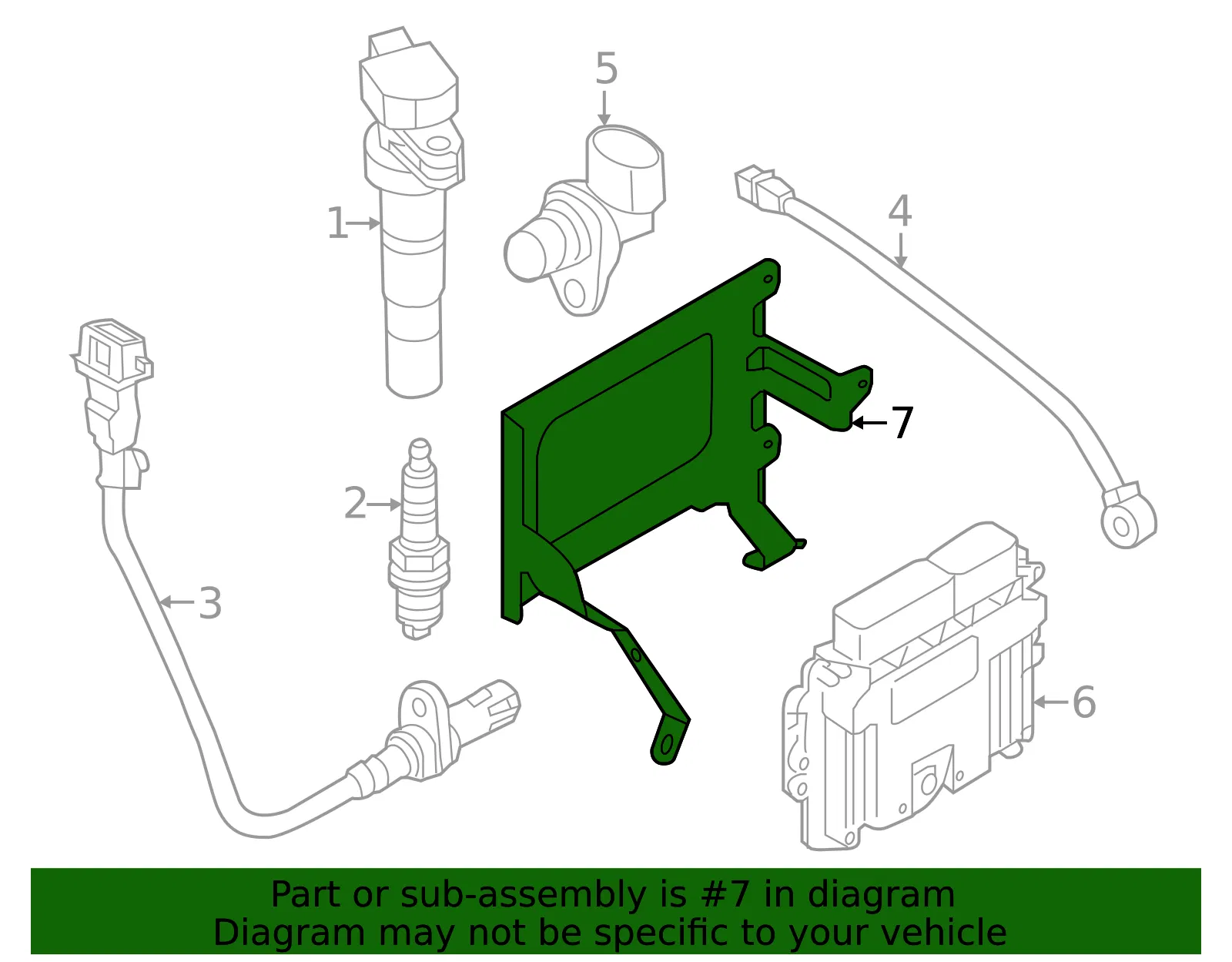 Mount Bracket - Kia (39109-2M030) - view 2