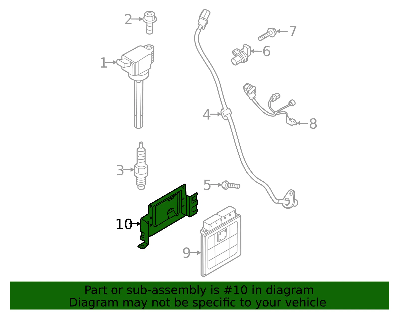 Bracket - Kia (39150-2SMN6) - view 2