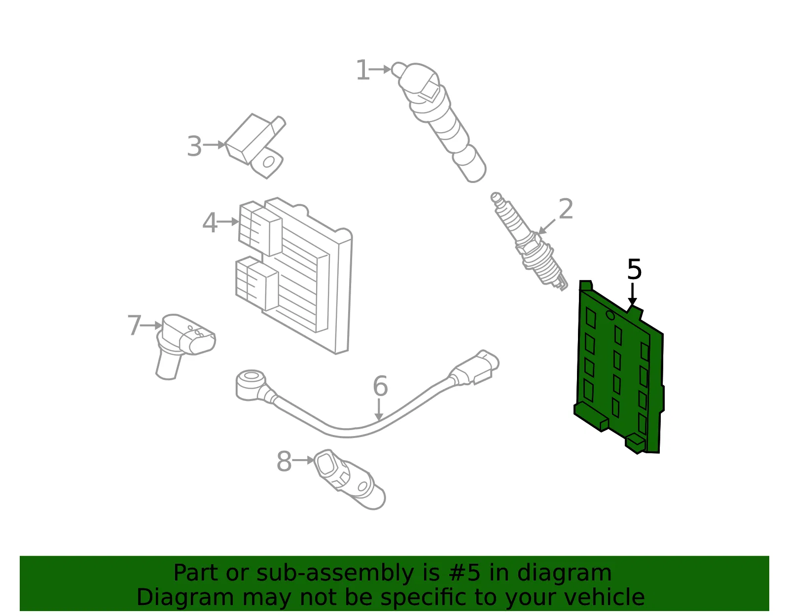 Mount Bracket - Kia (39150-3C060) - view 2