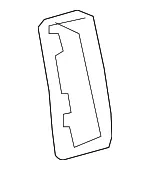 Belt & Retractor Guide - Driver's Side (LH) - Volvo (39856635) - view 3