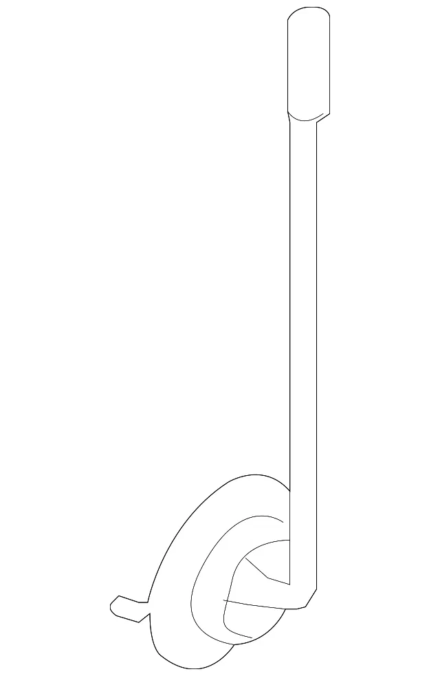 Lock Rod - Passenger Side (RH) - Volvo (39877316)