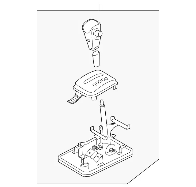 Gearshift Lever - Kia (46700-3E110-AS)