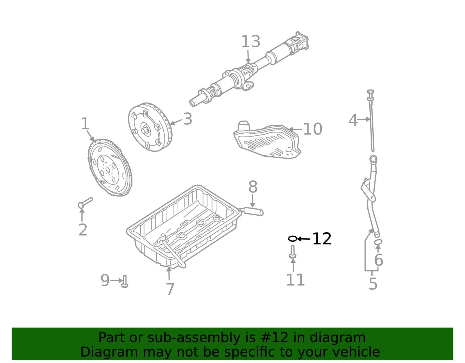 Drain Plug Gasket - Kia (45754-11700) - view 2