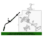 Shift Control Cable - Kia (46790-K0300) - view 4