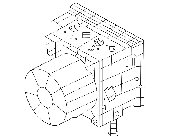ABS Control Unit - Nissan (47660-6LE0F)