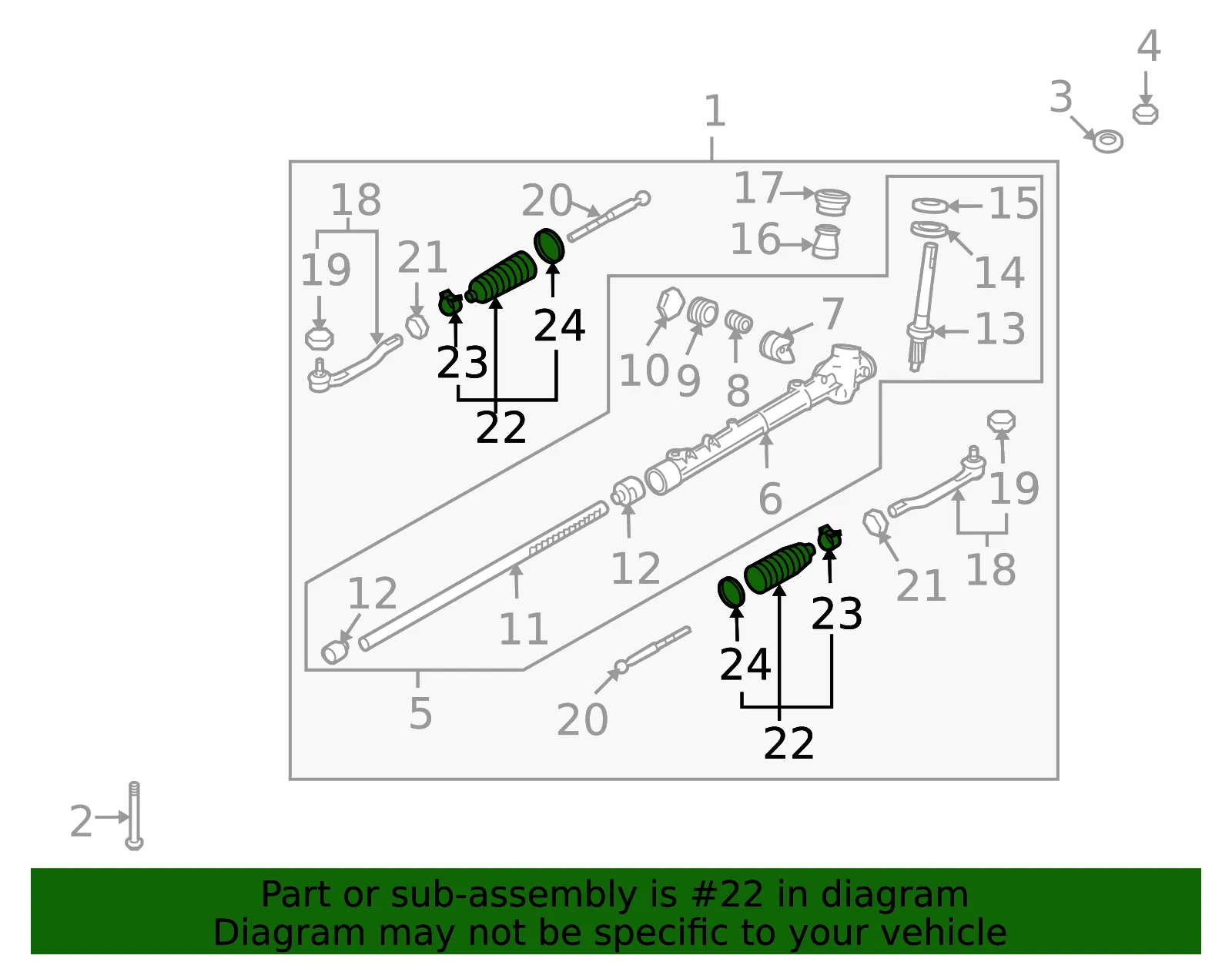 Boot Kit - Nissan (48203-3U025) - view 2