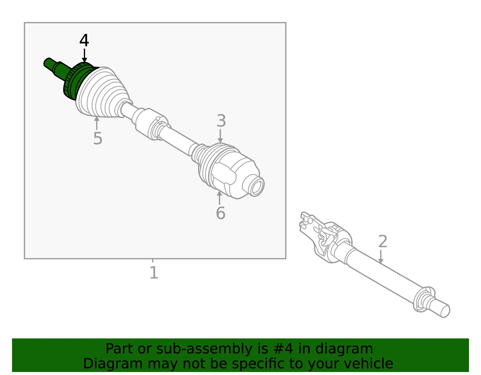 Outer Cv Joint - Kia (49525-A9300) - view 2