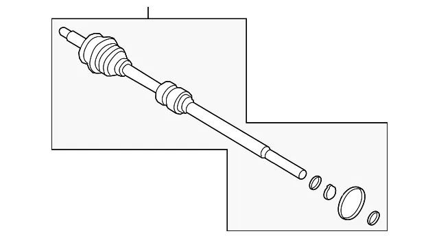 Shaft & Joint Assembly - Kia (49526-M7800)