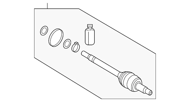 Outer Joint Assembly - Kia (49526-G5000)