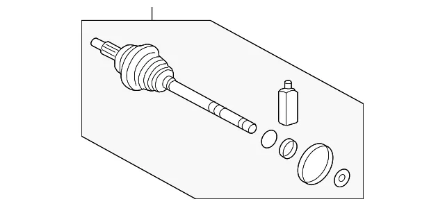 Outer Cv Joint - Kia (495L1-J5000)