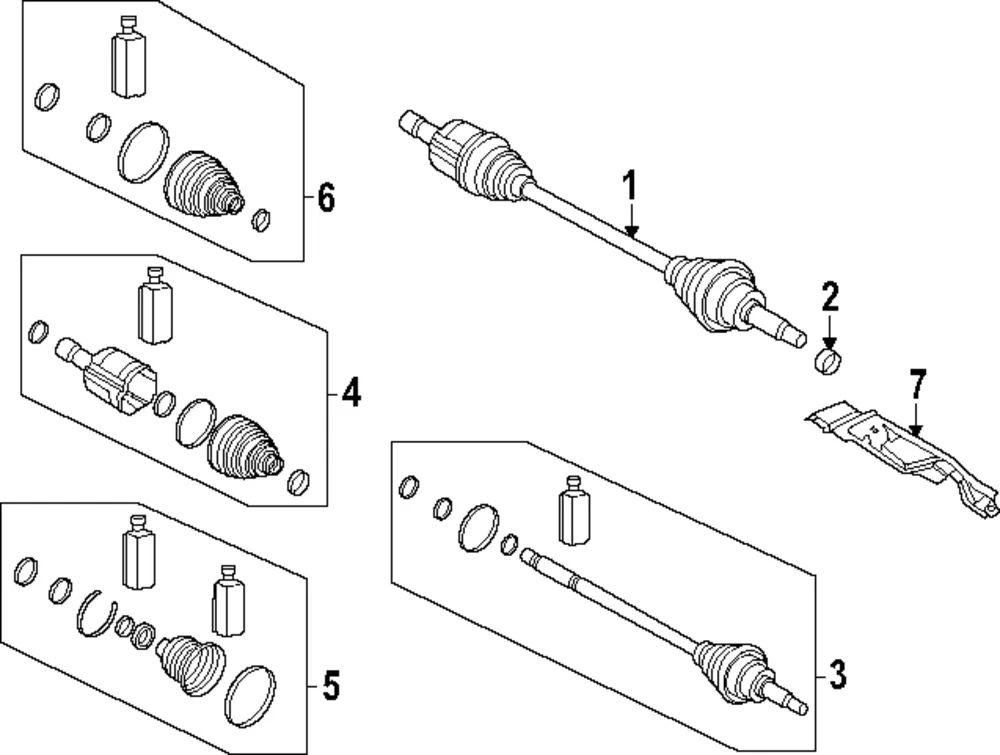 Outer Joint - Kia (495R1-GG100)