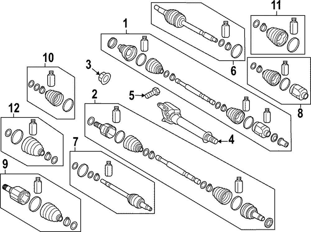 Outer Joint - Kia (495R1-P1160)