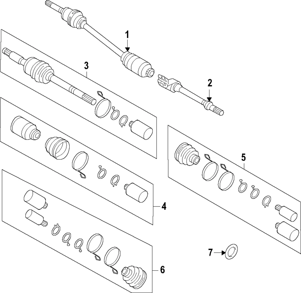 Intermediate Shaft - Kia (49560-L3010)