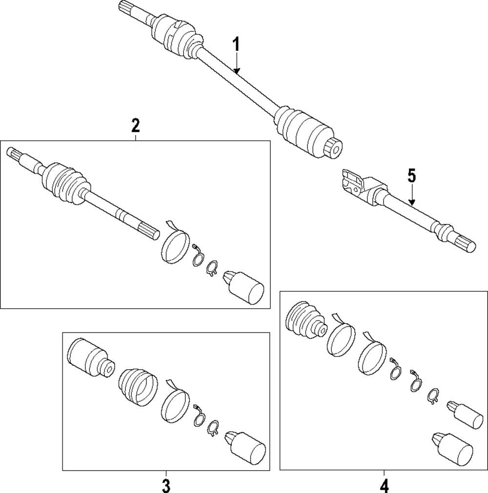 Outer Joint - Kia (49580-4C301)