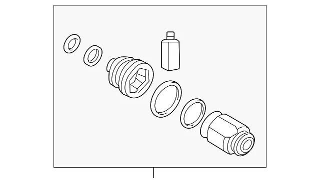 Cv Joint Kit - Kia (495R3-P2050)